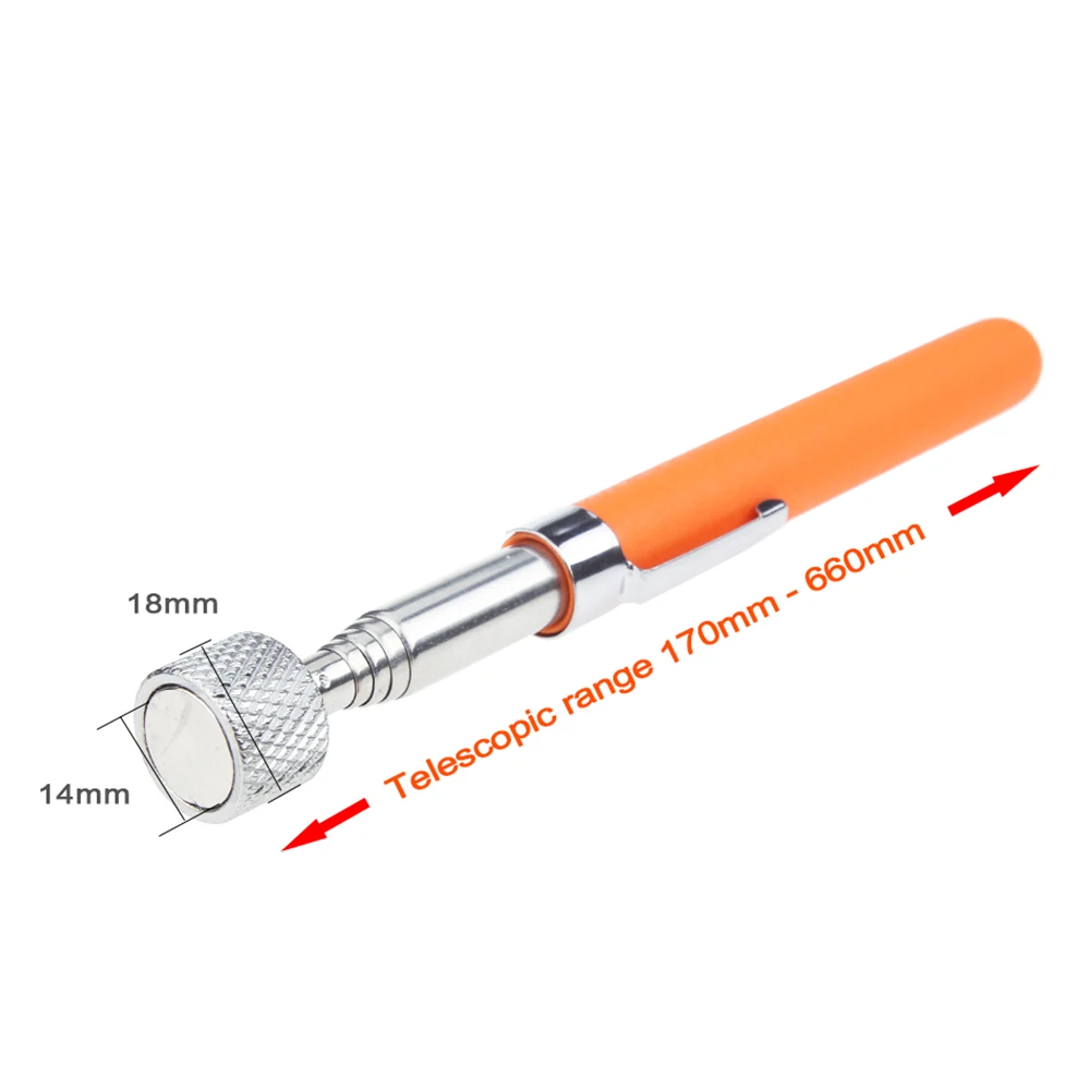 

Mini Portable Telescopic Magnetic Magnet Pen Handy Tool Capacity For Picking Up Nut Bolt Extendable Pickup Rod Stick