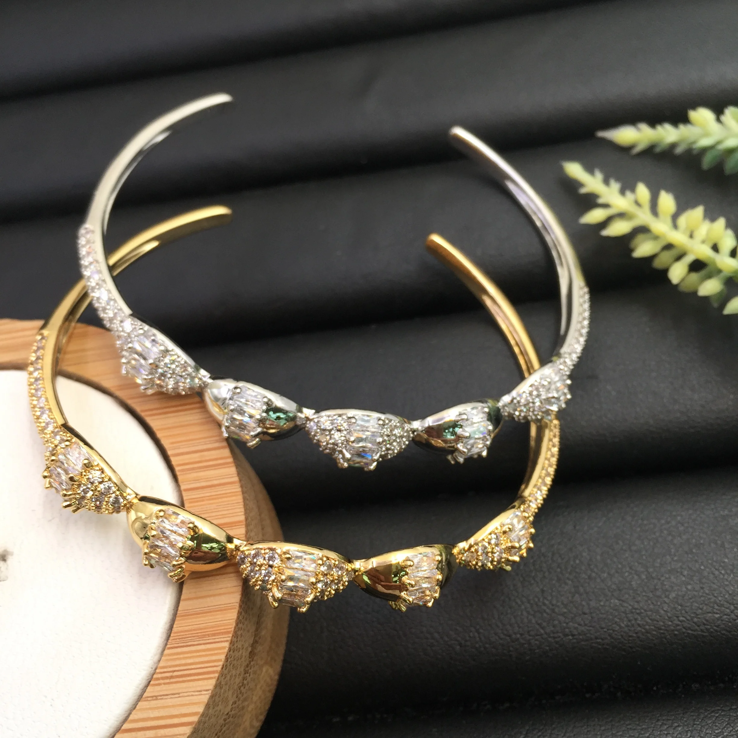 

Lanyika Fashion Jewelry Concise Style Trendy Bead Plated Party Romantic Bangle Banquet Daily Best Gift