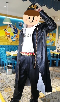 Anime Kujo Jotaro Cosplay Costumes Anime JoJo's Bizarre Adventure Halloween Party Men Women Clothing Full Set