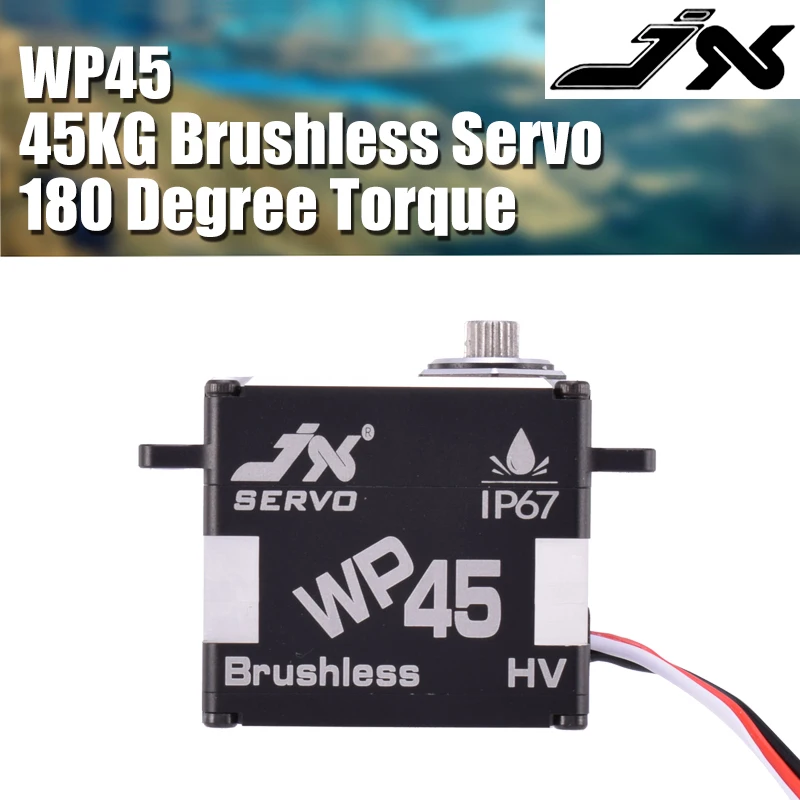 JX WP45 8 4 V 0.11sec стальная шестерня 45 кг водонепроницаемый сервопривод 180 градусов HV