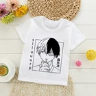 Детская одежда для девочек Моя геройская Академия Футболка короткий костюм милая детская футболка с рисунком аниме vetement enfant garcon