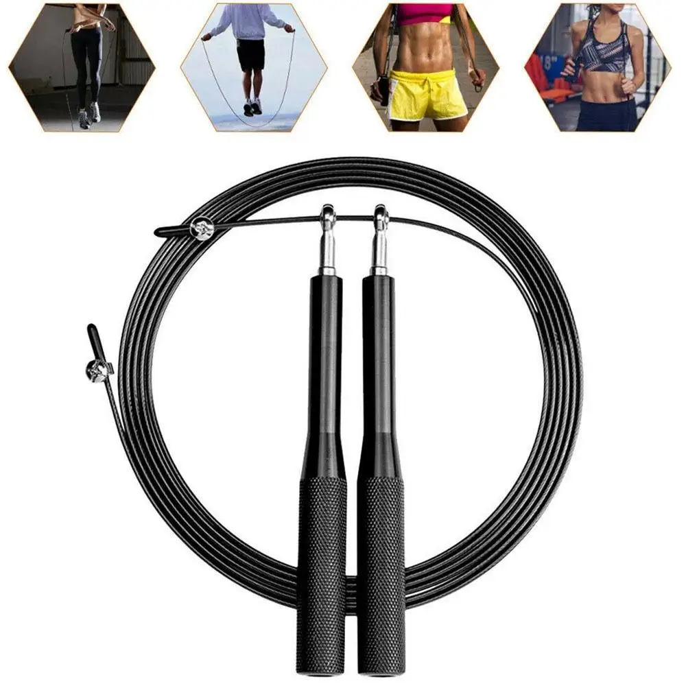

Skipping Rope Jump Rope with Bearing Diamond Head Portable Exercise Sport Workout Toy Wire Rope Skipping Professional Durable