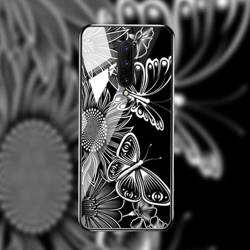M027 Чехол из закаленного стекла для Oneplus 7T 7 Pro чехол s On для One plus 7T 7 Pro Чехол Coque Funda Bumper Coque для OnePlus 7 Pro - Цвет: M027