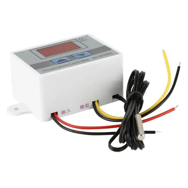 

220V Digital LED Temperature Controller 10A Thermos Control With Switch Probe Temperature Controller