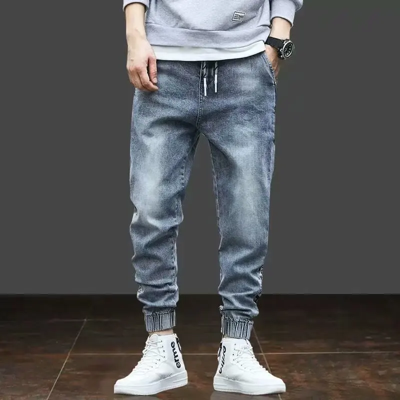 Мужские джинсы ICCLEK Jeans Свободные повседневные брюки осень 2021 новая модель