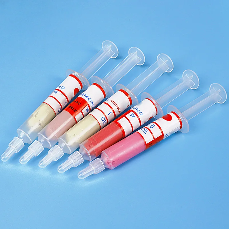 Алмазная Полировальная паста 6 шт./лот 5 г для притирания набор паст W0.5 W1 W1.5 W2.5 W3.5