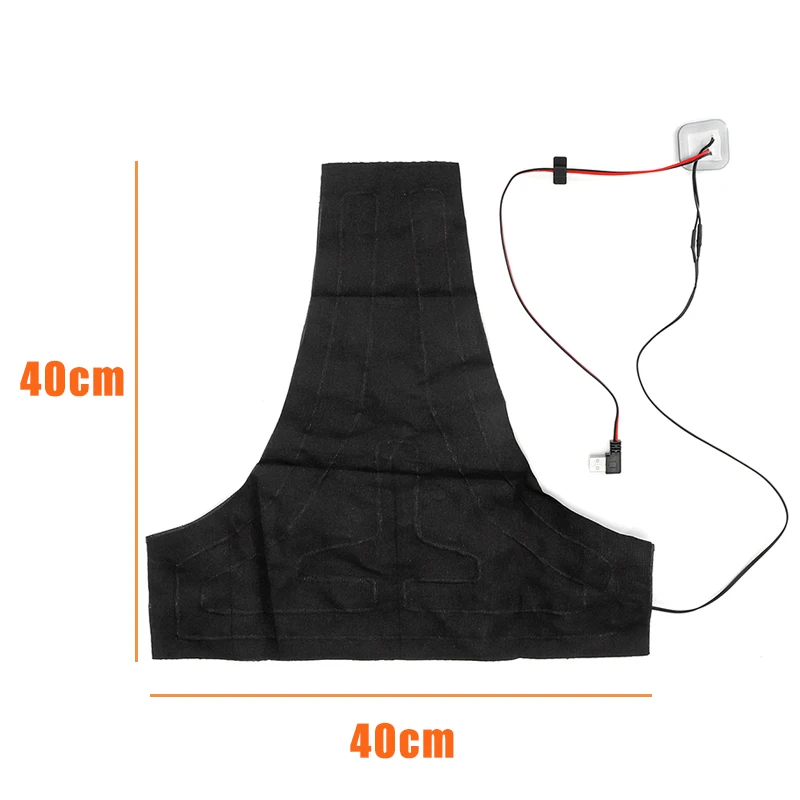

Usb Electric Heating Pads With 3 Gear Adjustable Temperature For Back Pain Neck Knee Hand Foot Shoulder 5v-12v
