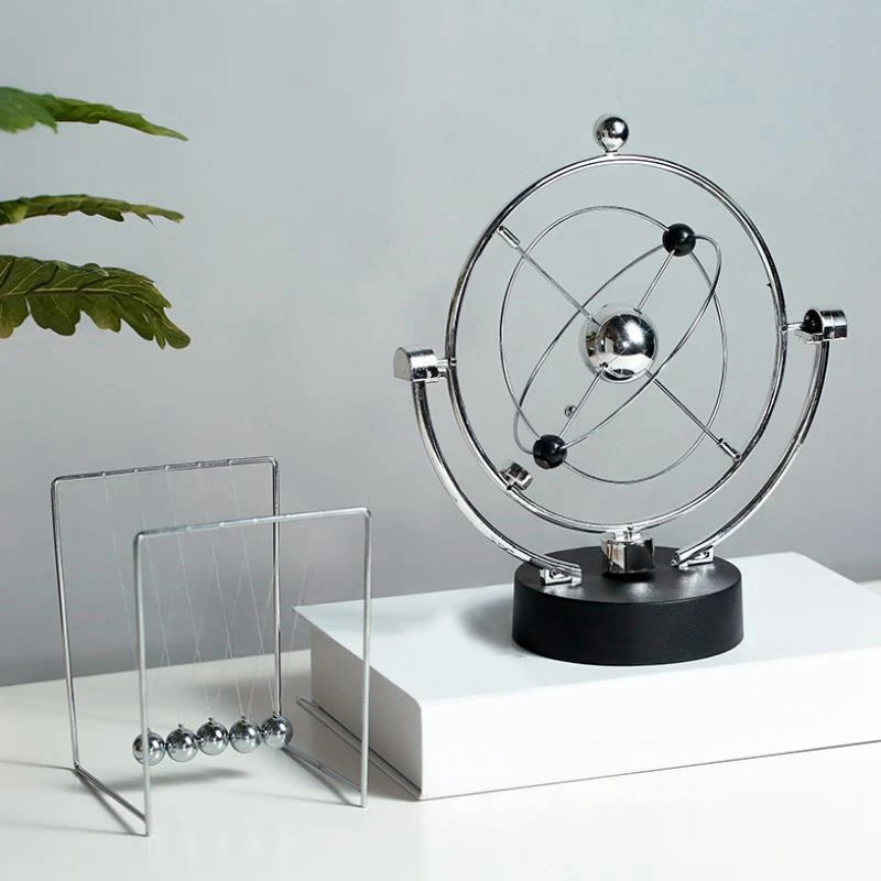 Newton Balls Cradle Balance Ball Ornaments Metal Newtons Pendulum Tumbler Desktop Toy Home Decoration Accessories Craft | Дом и сад