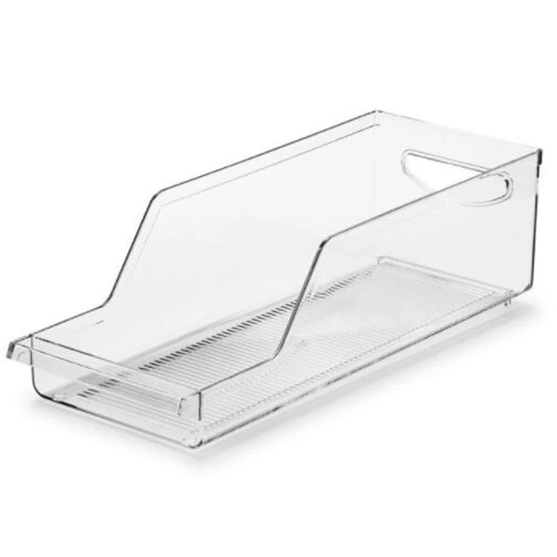 Plastic Refrigerator and Freezer Storage Organizer Water Bottle Drink Holder for Kitchen Basement Garage Fridge BPA-Free | Дом и сад