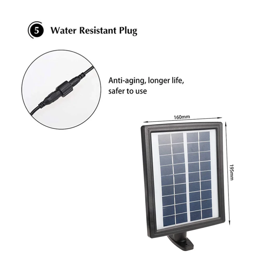 

2.8 W LED Solar Water Pump Standing Submersible Water Fountain for Pond Pool Aquarium Fountains Spout Garden Patio