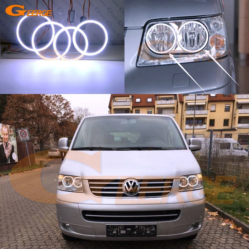 Для Volkswagen VW Transporter Caravelle T5 2003-2009 отличный ультра яркий COB комплект светодиодов