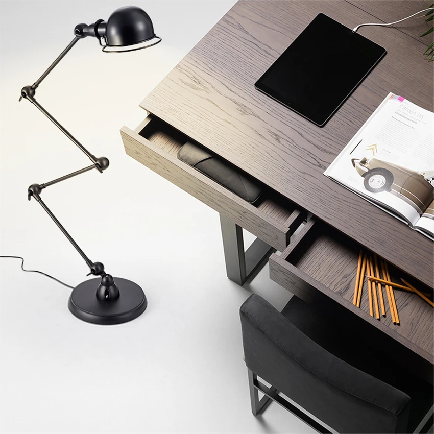 Скандинавские европейские ретро напольные лампы стоящая спальня промышленная