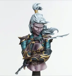 110 Смола Бюст модель комплект Неокрашенный 324D