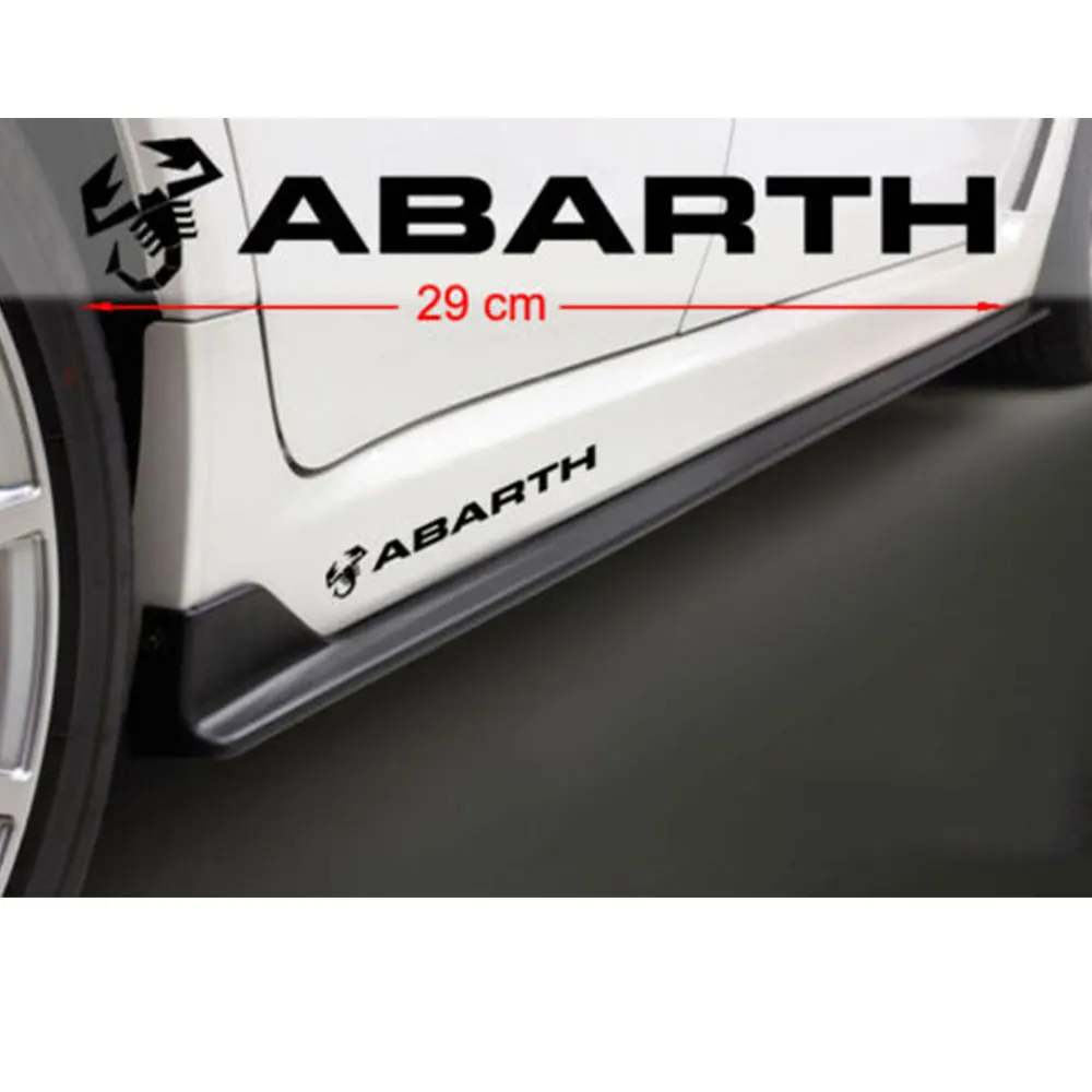 2 шт. для FIAT ABARTH боковые наклейки автомобиля декали графические левые и правые