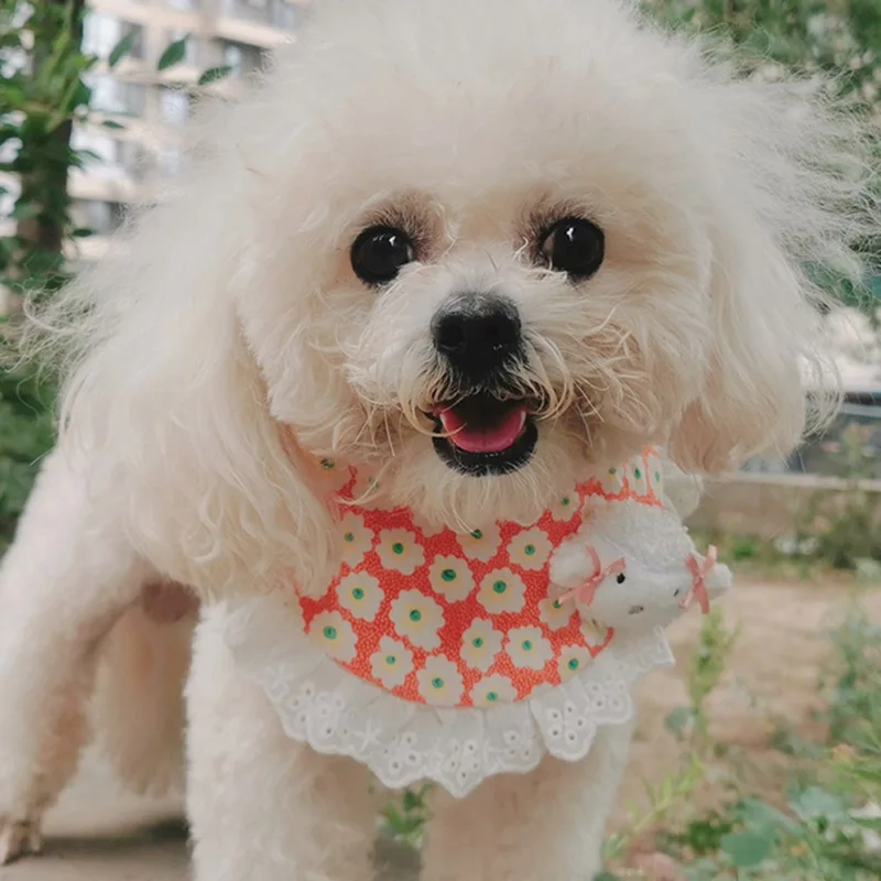 Нагрудники для домашних животных собак кошек бандана милый шарф мягкий удобный