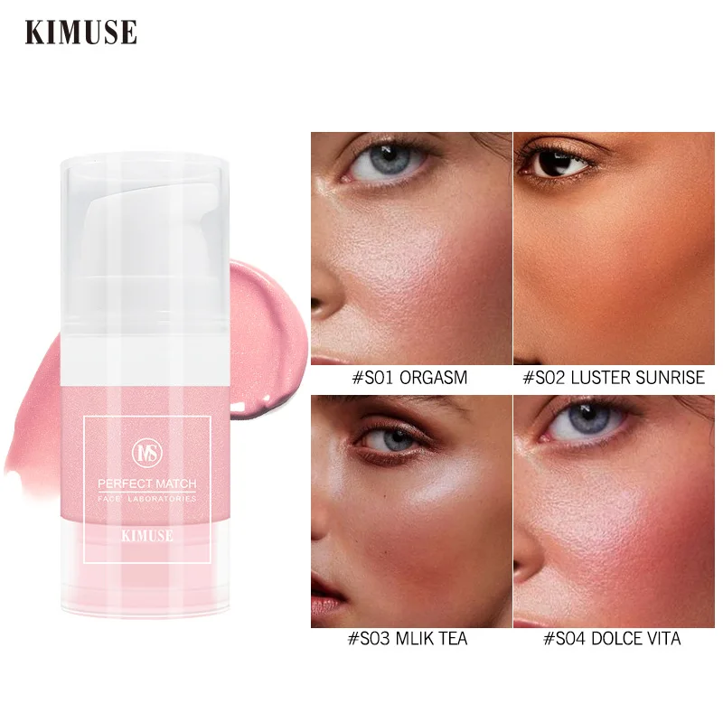 Kimuse Miao цветные жидкие румяна улучшение цвета лица средство для увлажнения кожи