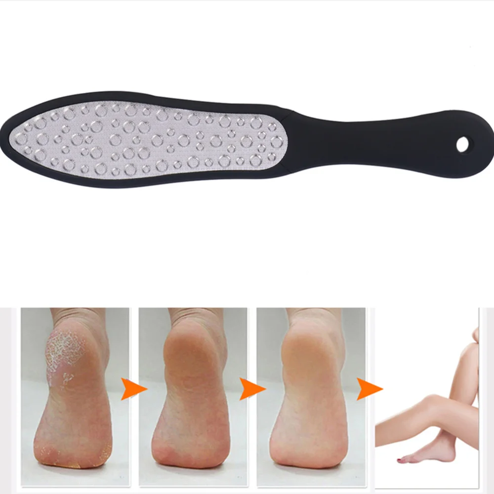 

Professional Stainless Steel Foot Care Pedicure Rasp Foot File Scraper Foot Smoothing Tool Cracked Heel Corns Callus Remover (Bl