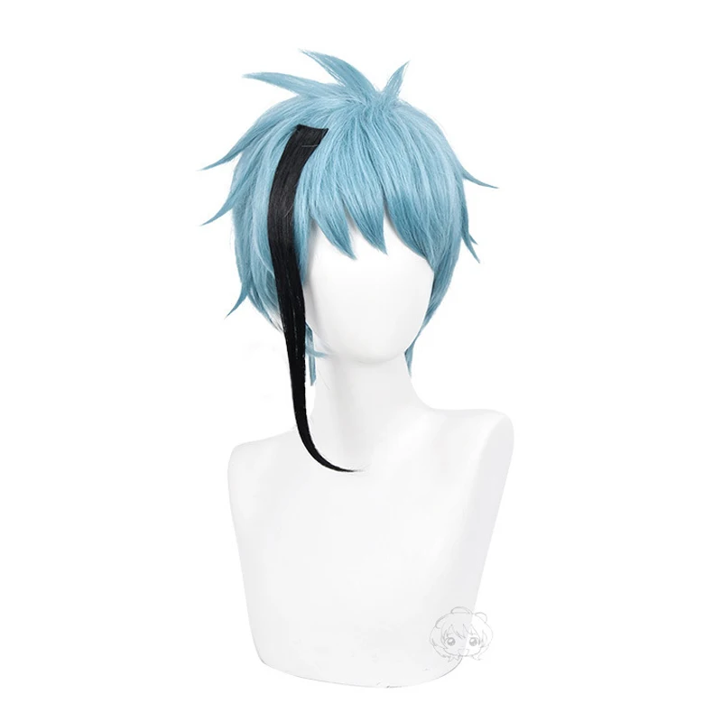 Парик для косплея Флойд из аниме витая страна чудес короткий термостойкий