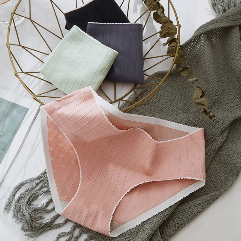 3 шт. высококачественные хлопковые трусы нижнее белье для женщин женские трусики