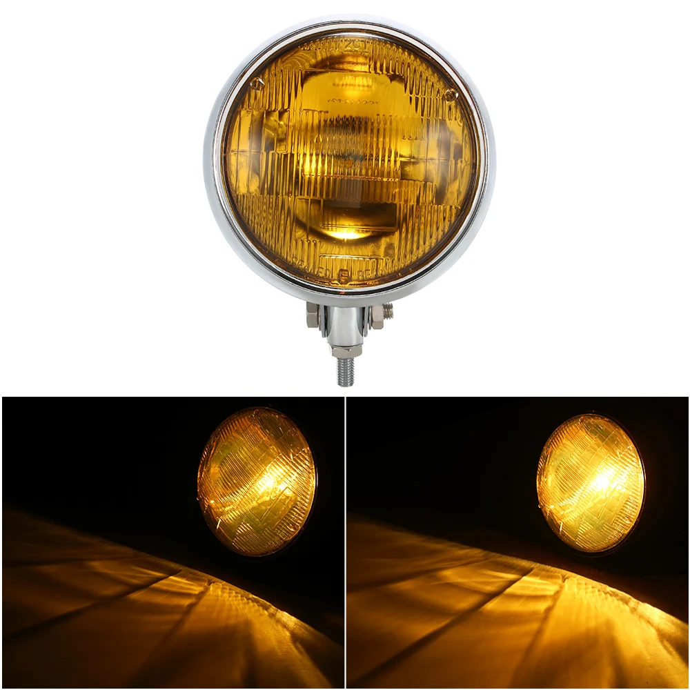 Универсальные светодиодные фары для мотоцикла 12 В передние вождения |