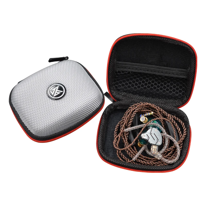 Наушники KZ чехол Bluetooth гарнитура Box квадратный портативный компрессионный для