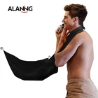 Салфетка для стрижки бороды, с 2 присосками, полотно для бритья