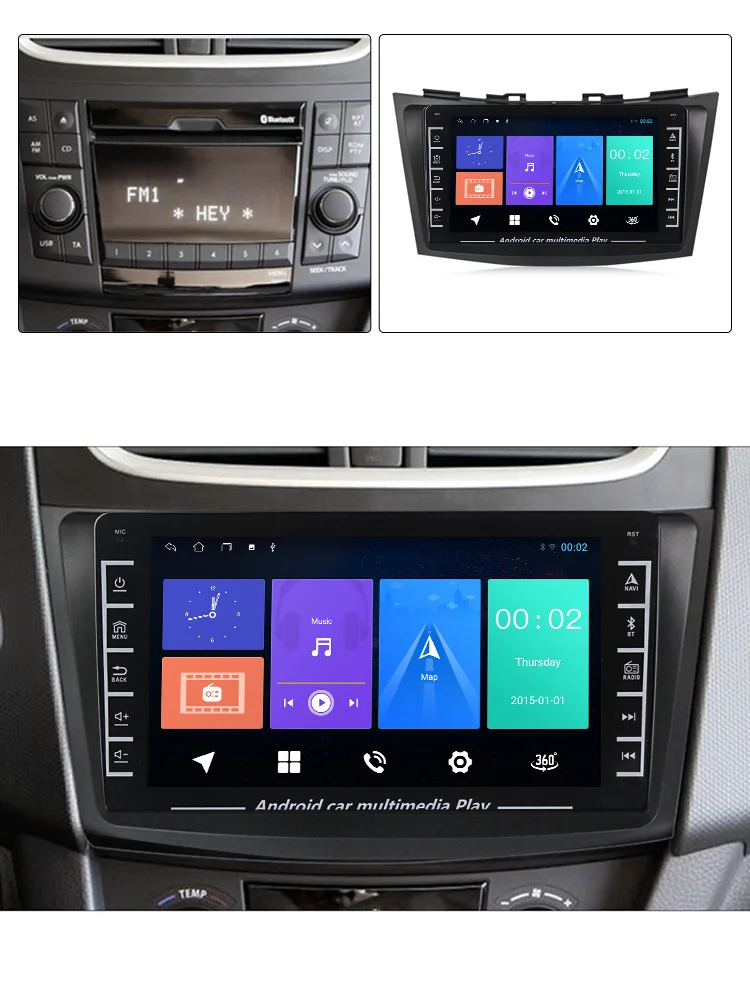HD1280 * 720 Android для Suzuki Swift 2011 2012 2013 2014 2015 автомобильный Радио Мультимедиа Видео плеер
