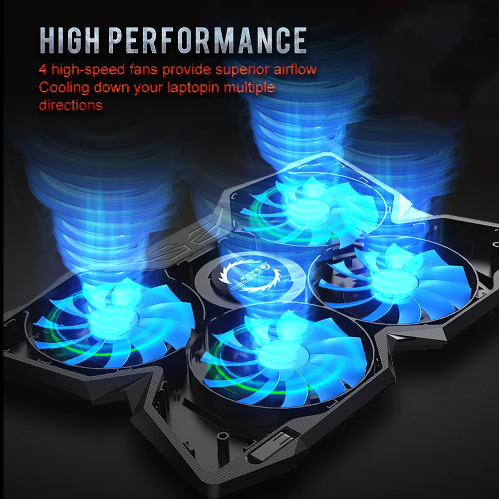Охлаждающая подставка COOLCOLD для ноутбука игровой кулер 13 3 14 1 15 6 дюйма супер 4