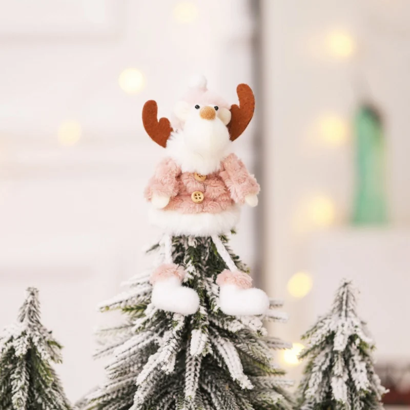 

Christmas Hanging Decorations Creative Cute Plush Angel Girl Pendant Mini Wool Doll Small Ornaments Christmas Tree Decoration