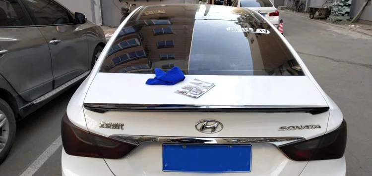 Для Hyundai Sonata 2011 2014 спойлер для украшения багажника автомобиля задний спортивный