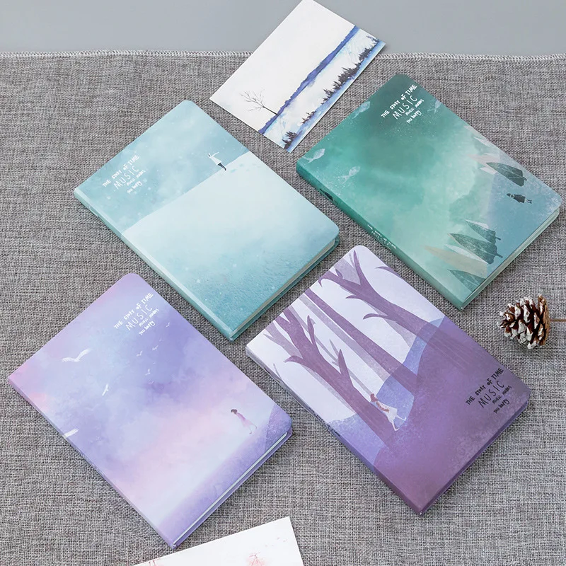 Блокнот в твердом переплете милый бумажный Карманный ежедневник пустой дневник