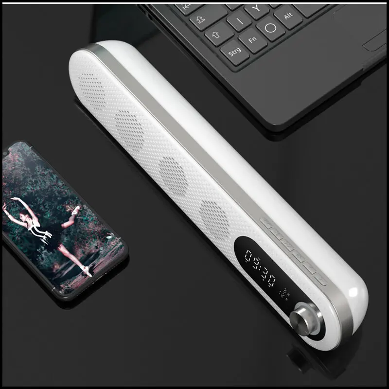 

K7 Soundbar Bluetooth Speaker Long Subwoofer Karaoke Home Theatre Echos Wall TV Speakers