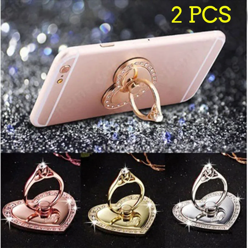 2 шт. универсальный металлический держатель подставка с кольцом на палец