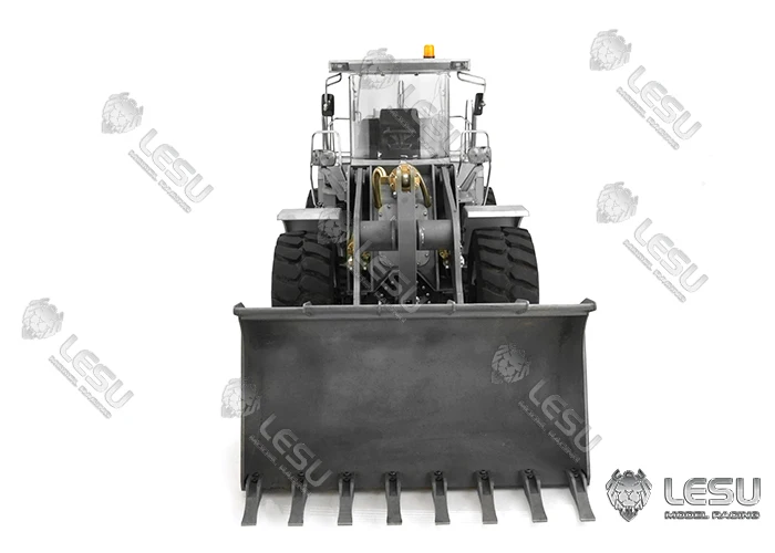 Bestellen LESU Neue Metall Shell Upgrade 1/15 Hydraulische Loader L574 Rädern Engineering Gabelstapler Modell KIT TH02033