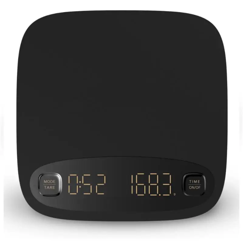 

Smart Coffee Scale Coffee Electronic Scale USB Charging Hand with Timing Function Roasting LED Display Household Measuring Tool