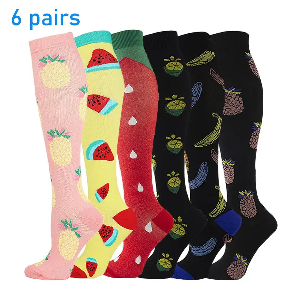 Compression Socks New Arrival 6 Pairs Per Set Outdoor Sport Compression Sock for Cycling Skateboard Sport Accessory