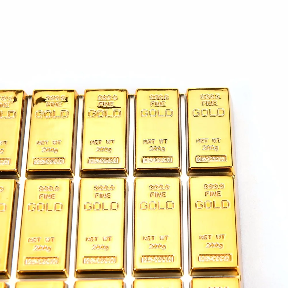 

1Pc Simulation Gold Brick Cup Mat Hot Sale Coffee Drink Placemat Table Drinks Coaster Pad Wholesale