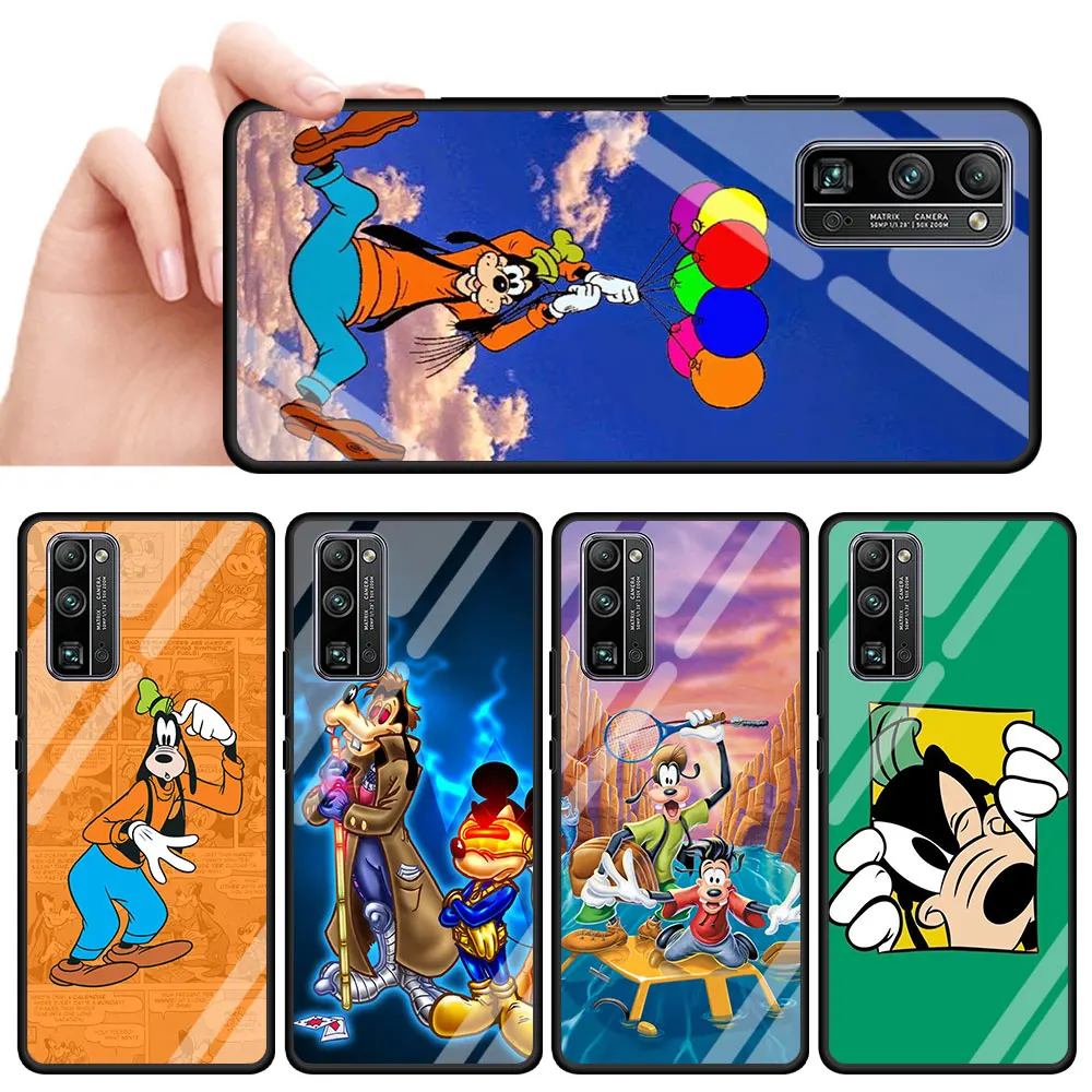

Goofy Luxury Glass Case For Honor 8X 20 Pro 30 9X Lite Cover Capa Fundas Coque