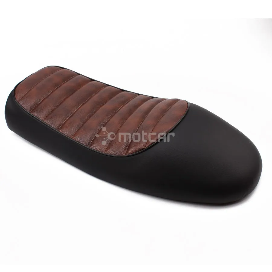 Универсальный для Suzuki KAWASAKI Honda черный + коричневый винтажный клетчатый в форме