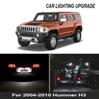 Автомобильные лампы 13 шт. Canbus Внутренние светодиодные лампы для 2004 - 2010 Hummer H3, автомобильные аксессуары, светодиодная лампа t10
