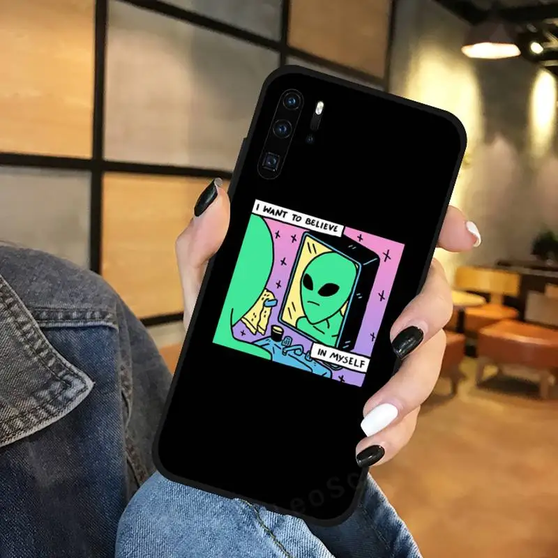 

Cute cartoon alien space Phone Case For Huawei Mate 9 10 20 Pro lite 20x nova 3e P10 plus P20 Pro Honor10 lite
