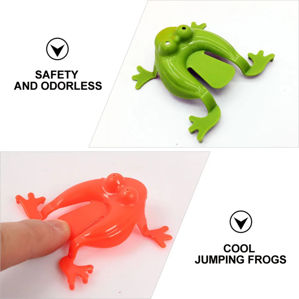 

24pcs Creative Jumping Toys Fingers Pressing Jumping Bouncing Toys (Random Color)