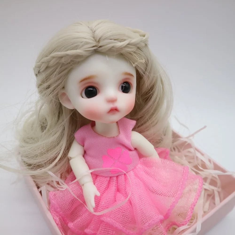 15 см BJD 1/8 кукла суставная Смола включает глаза одежда парики