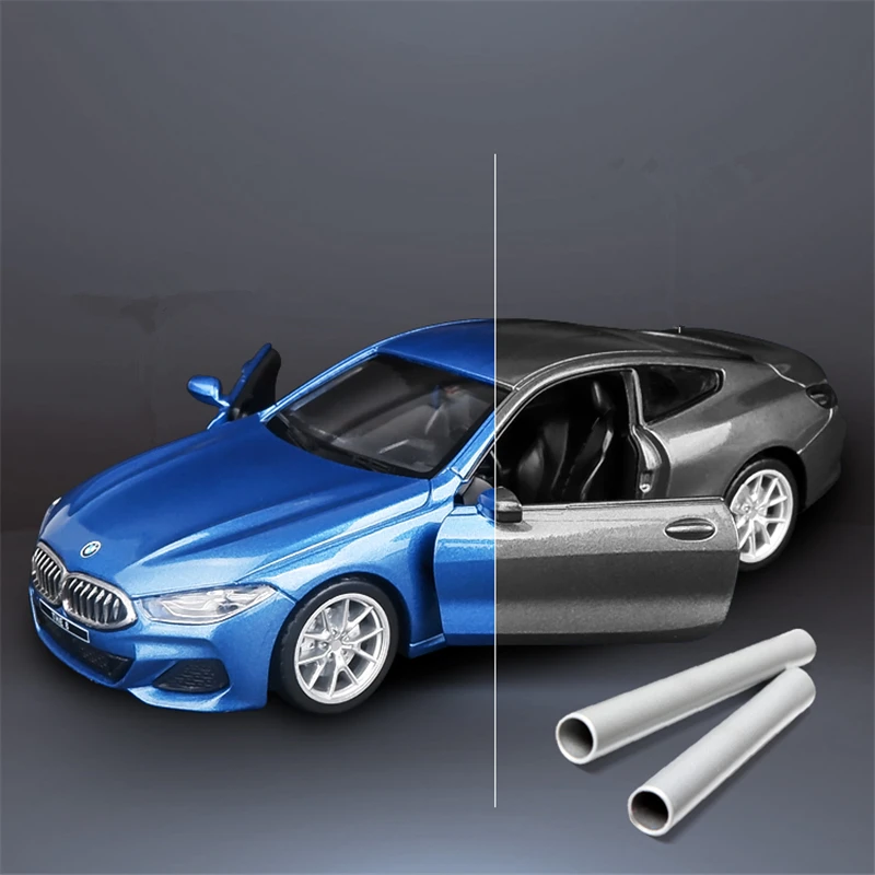 

1:32 BMW M850i Alloy Car Model Diecasts Vehicles Metal Toy Car Collection Sound and light High Simulation Car Toys For kids Gift