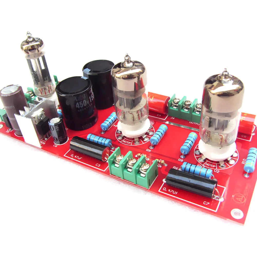Kit de Pré-amplificador Dual Tubo Srpp Diy Pré-amplificador 180v-230v 6n3