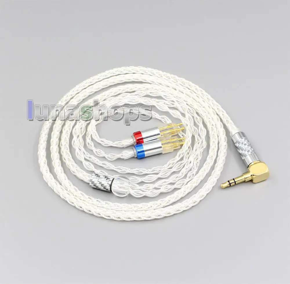 LN006340 99.99% чистого серебра XLR 3,5 мм 2,5 мм 4,4 мм кабель для наушников для Sennheiser HD580 HD600 HD650 HDxxx HD660S