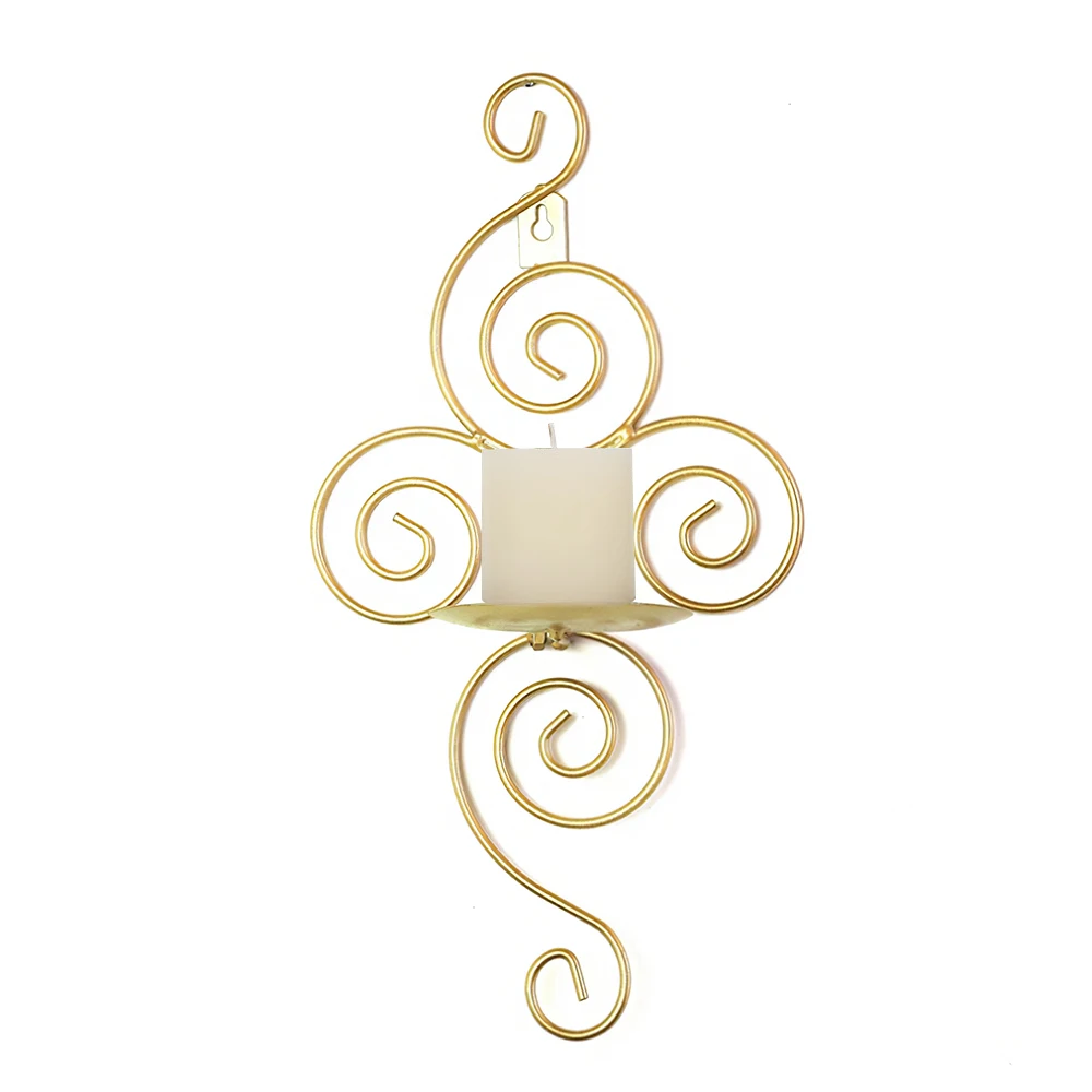 Кованого железа подсвечник вертикальный высокое качество столбик украшения