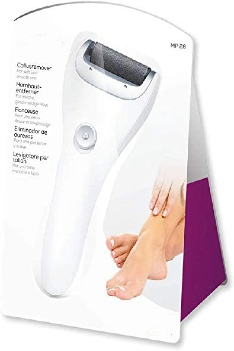 

Rechargeable Electric Foot Rasp Feet Sander, Electric Grater With 3 Bits LED Lamp Cleaning Brush Included For Woman Man Pedicure