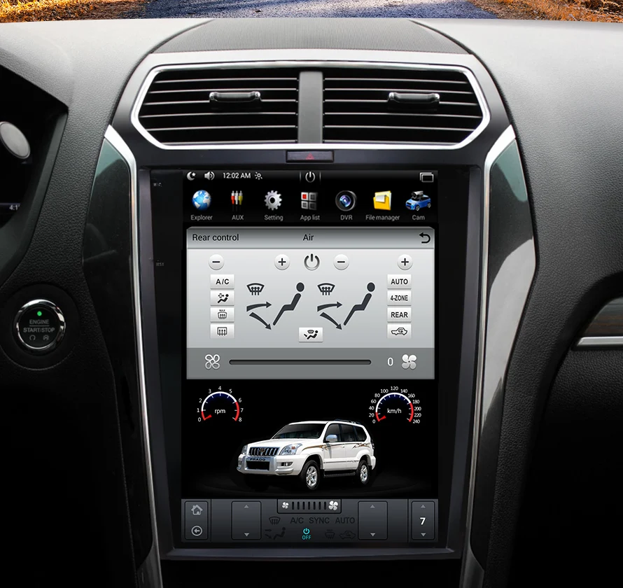 Tesla стиль Android 7,1 Автомобильный плеер gps навигация для Ford Explorer 2G 3 2G 2011 2012 2013 Автомобильный мультимедийный аудио стерео