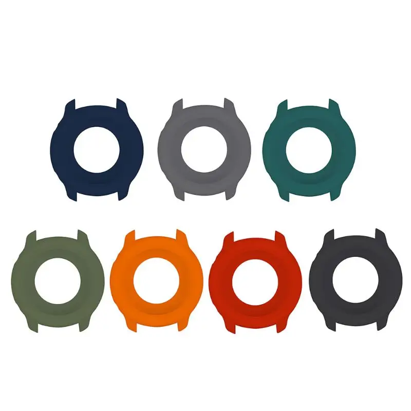 Взрывозащищенный мягкий силиконовый защитный чехол рамка для Huami AMAZFIT GTR 47 мм